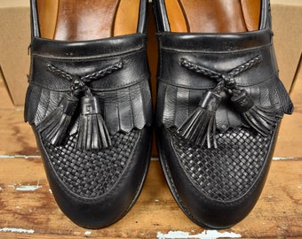 Allen Edmonds Cody Black Moc Toe W/ Kiltie Tassel Loafer  display picture 3