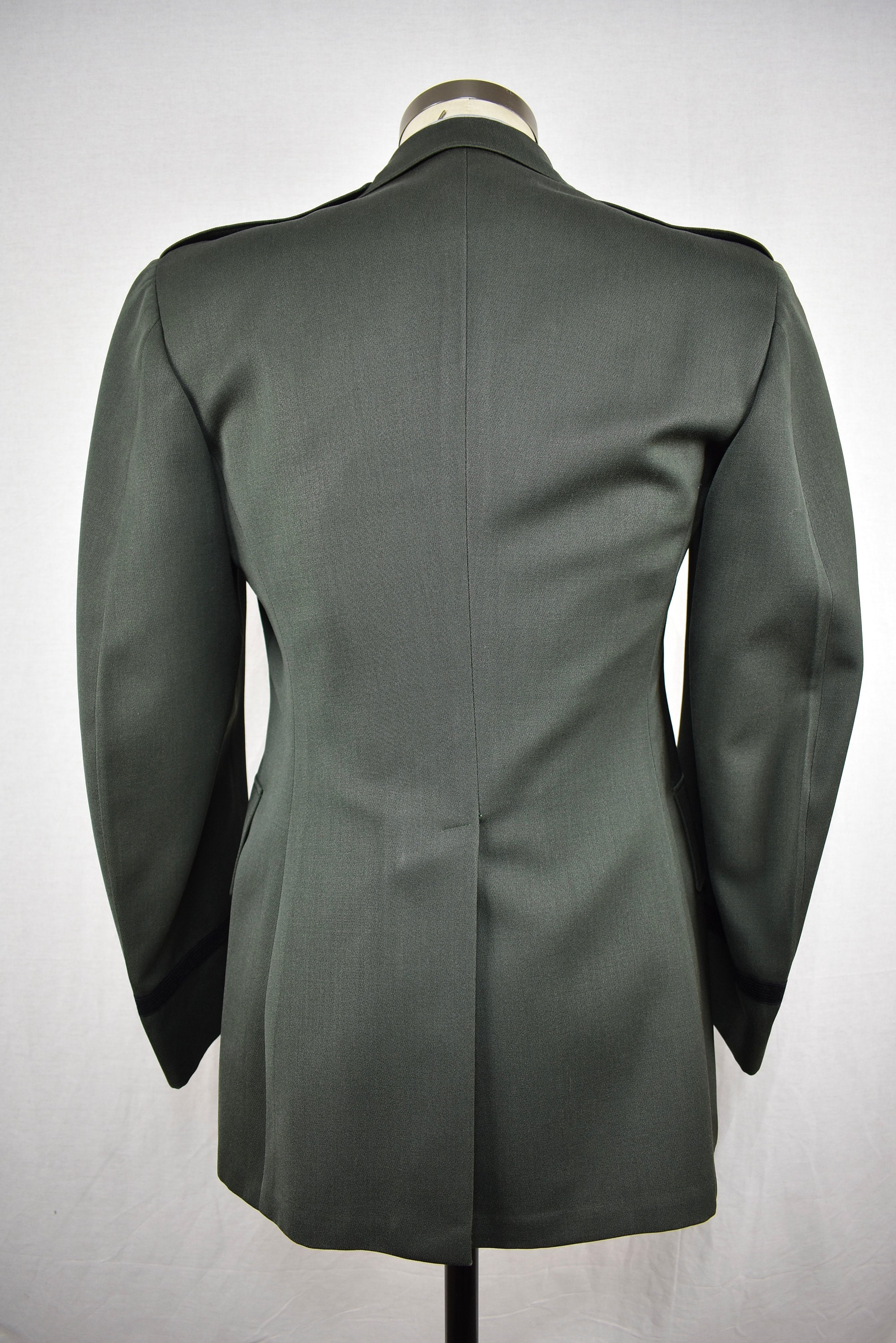 195060's Heck Ross Uniform Co Dark Green Formal Military Two Pc Suit