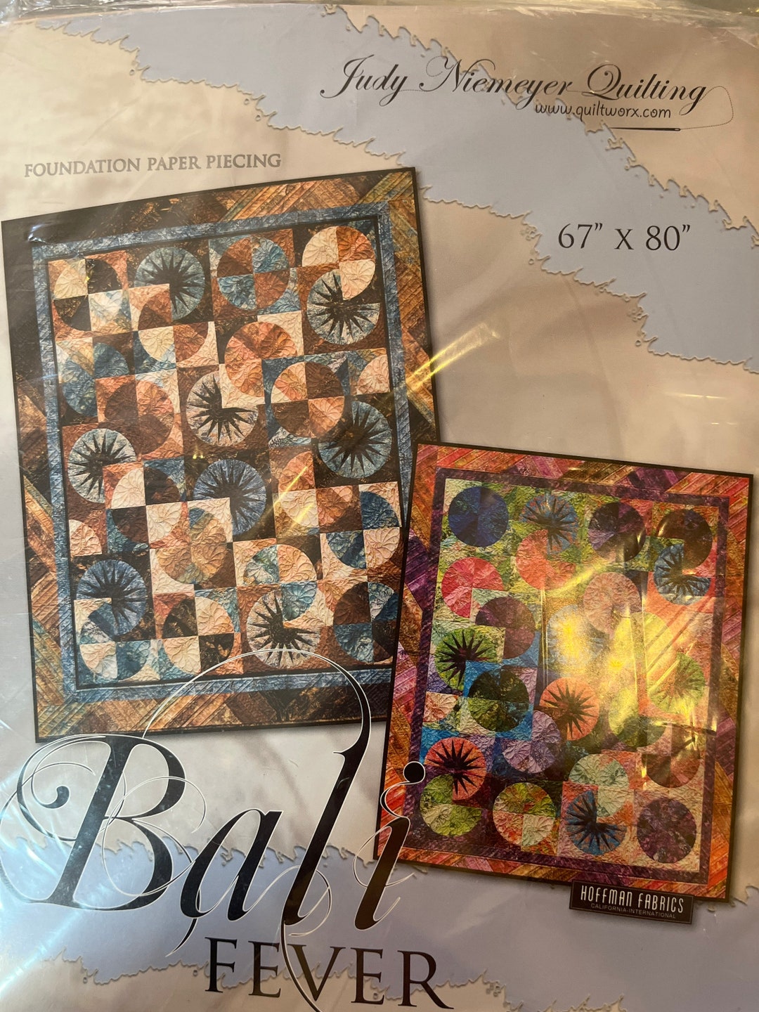 Judy Niemeyer Bali Fever Quilt Pattern Foundation Paper Piecing by ...