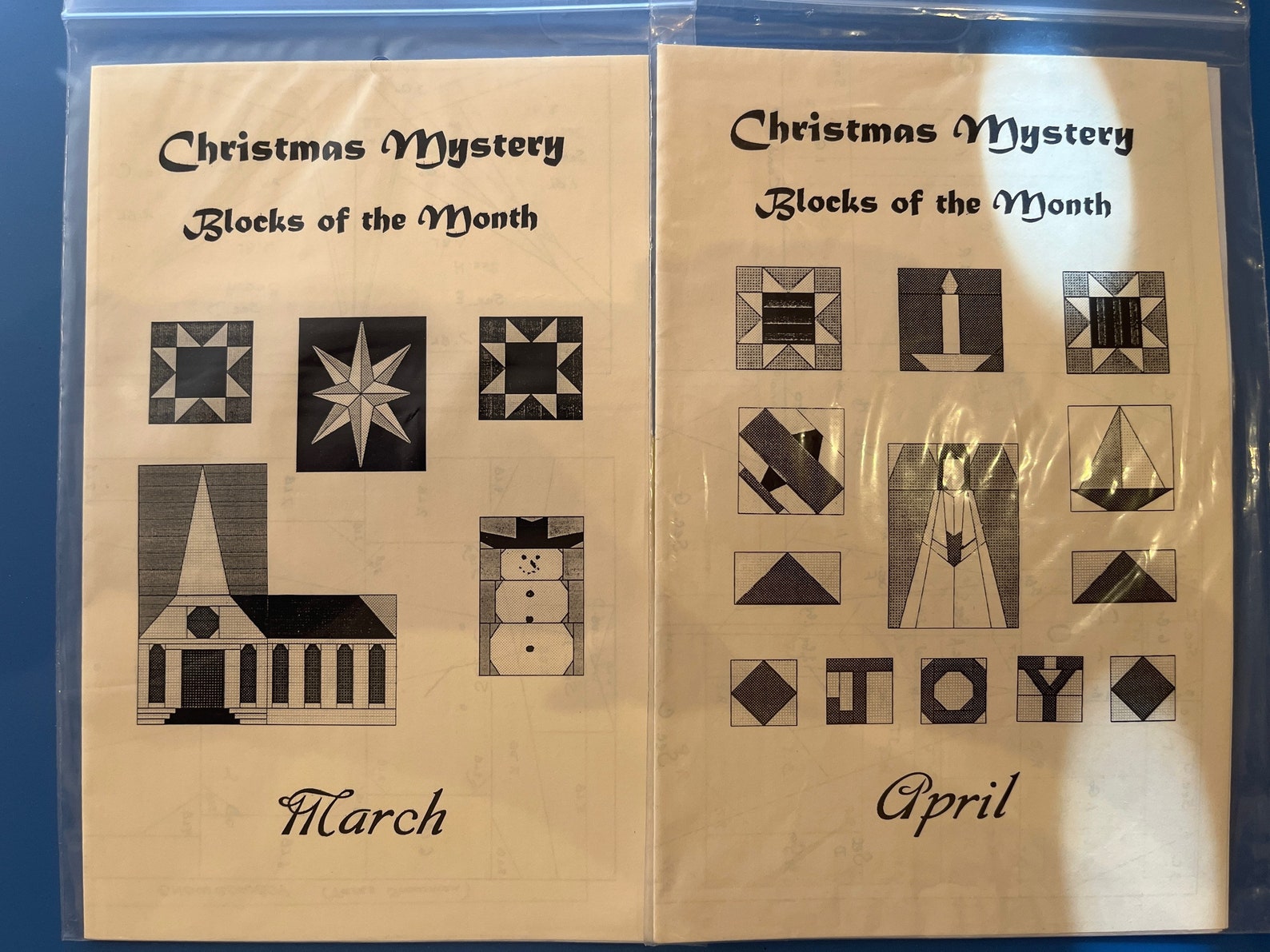 Christmas Mystery Quilt Pattern Block of the Month - Etsy