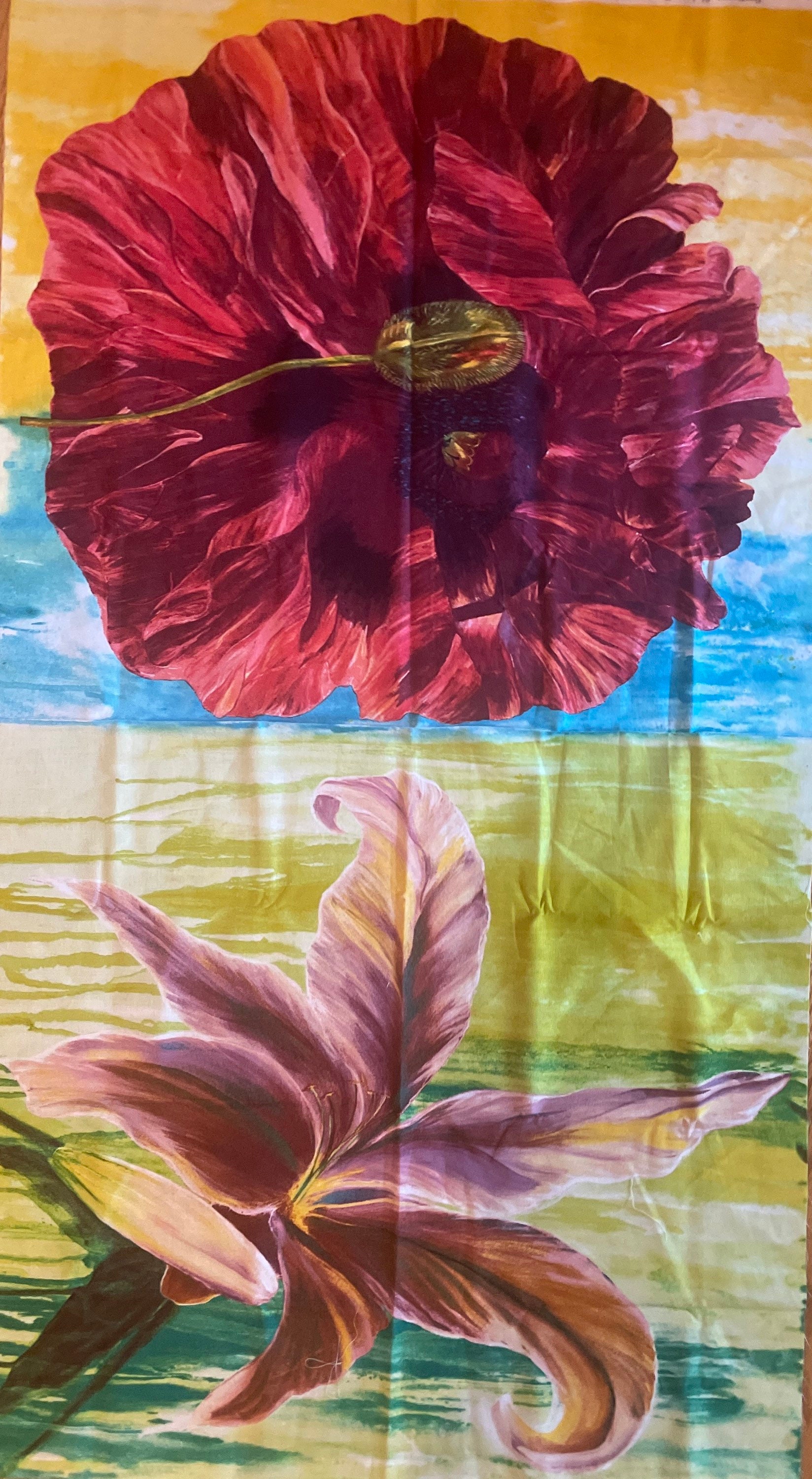 Floral Fabric Panels Etsy