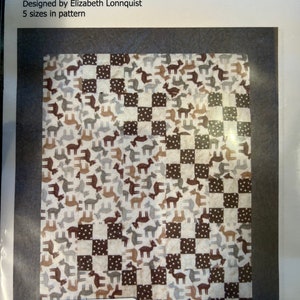 Some Nines Crib quilt kit by Elizabeth Lonnquist