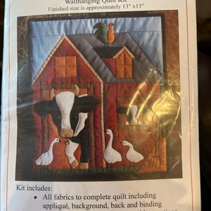COWS Wall Hanging Quilt Kit