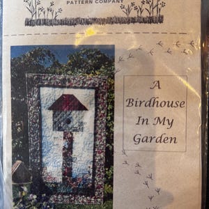 A Birdhouse for my Garden Quilt kit by patchwork country