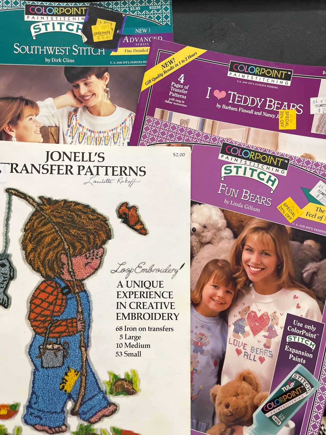 Colorpoint Book Loop Embroidery and Tulip Colorpoint Pattern Books and Patterns - Etsy