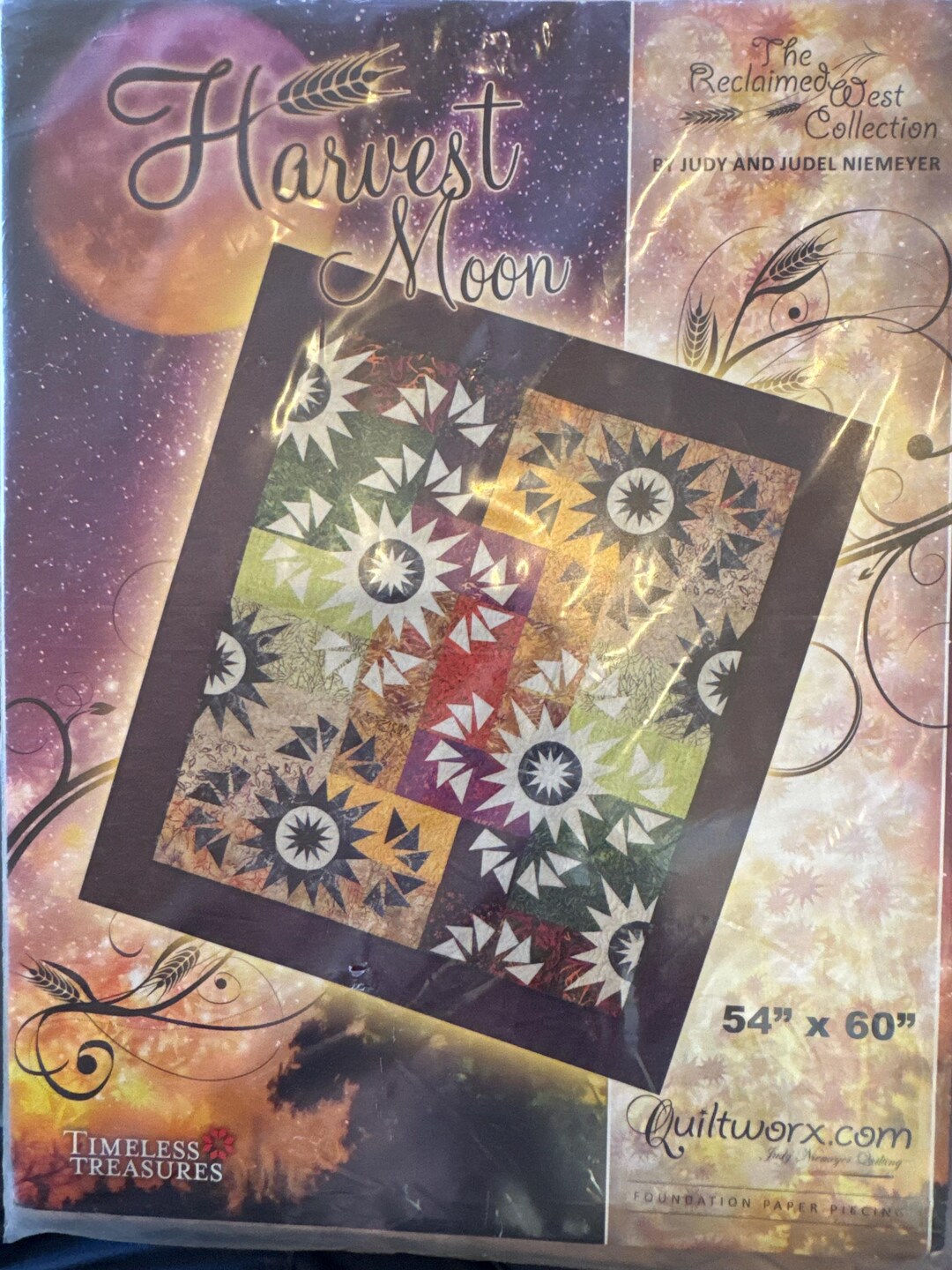 Harvest Moon Quilt Pattern - Foundation Piecing by Judy Niemeyer for ...