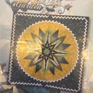 Padrão de colcha Jardim das Borboletas - Patchwork com base em papel, por Judy Niemeyer para Quiltworx.