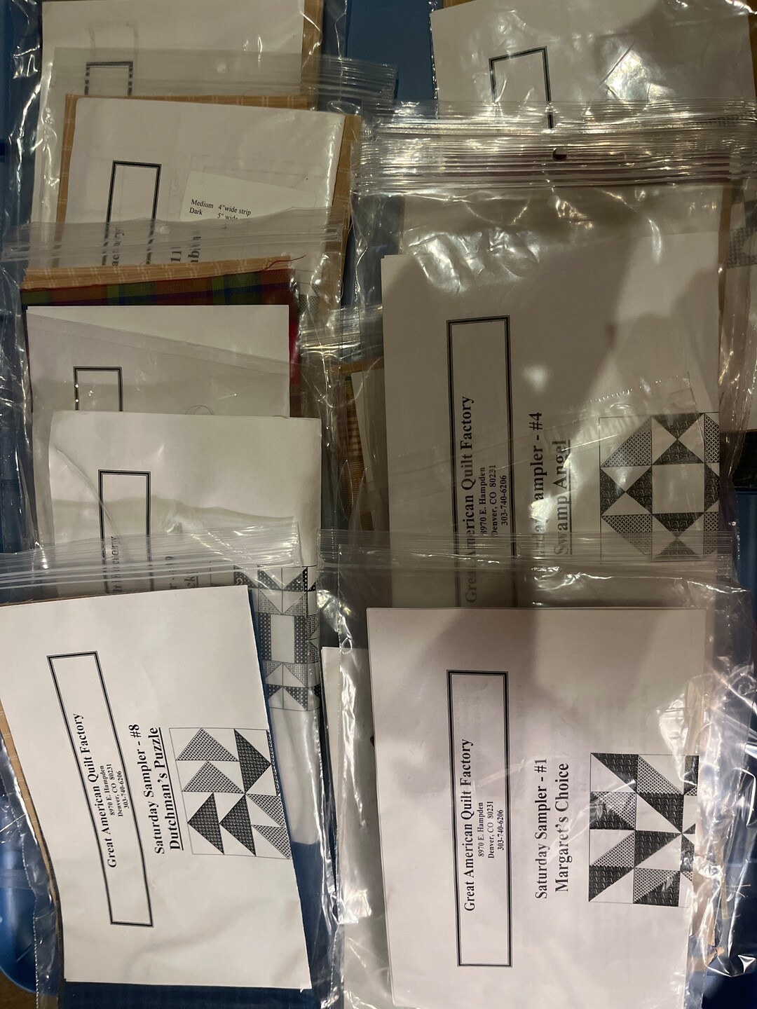 Saturday Sampler great American Quilt Factory plaids Etsy