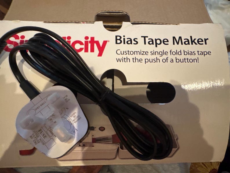 Simplicity snedbandsmaskin Bias Tape Maker UK