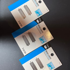 Dritz “Handmade” metal labels