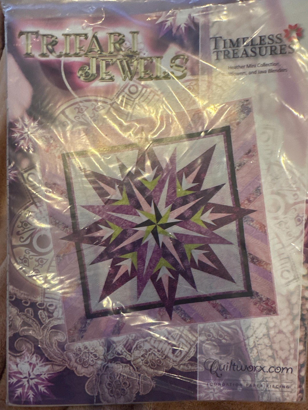 Trifari Jewels Quilt Pattern - Foundation Piecing by Judy Niemeyer for ...