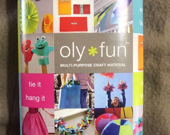 Oly-Fun pre packaged multi-purpose craft material.  3 yards by 20”