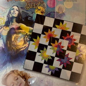 Goodnight Star  quilt pattern - Foundation Paper piecing by Quiltworx.