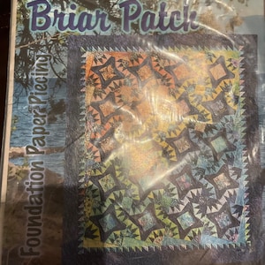 Patrón de edredón Briar Patch de Judy Niemeyer: unión de base por Quiltworx.