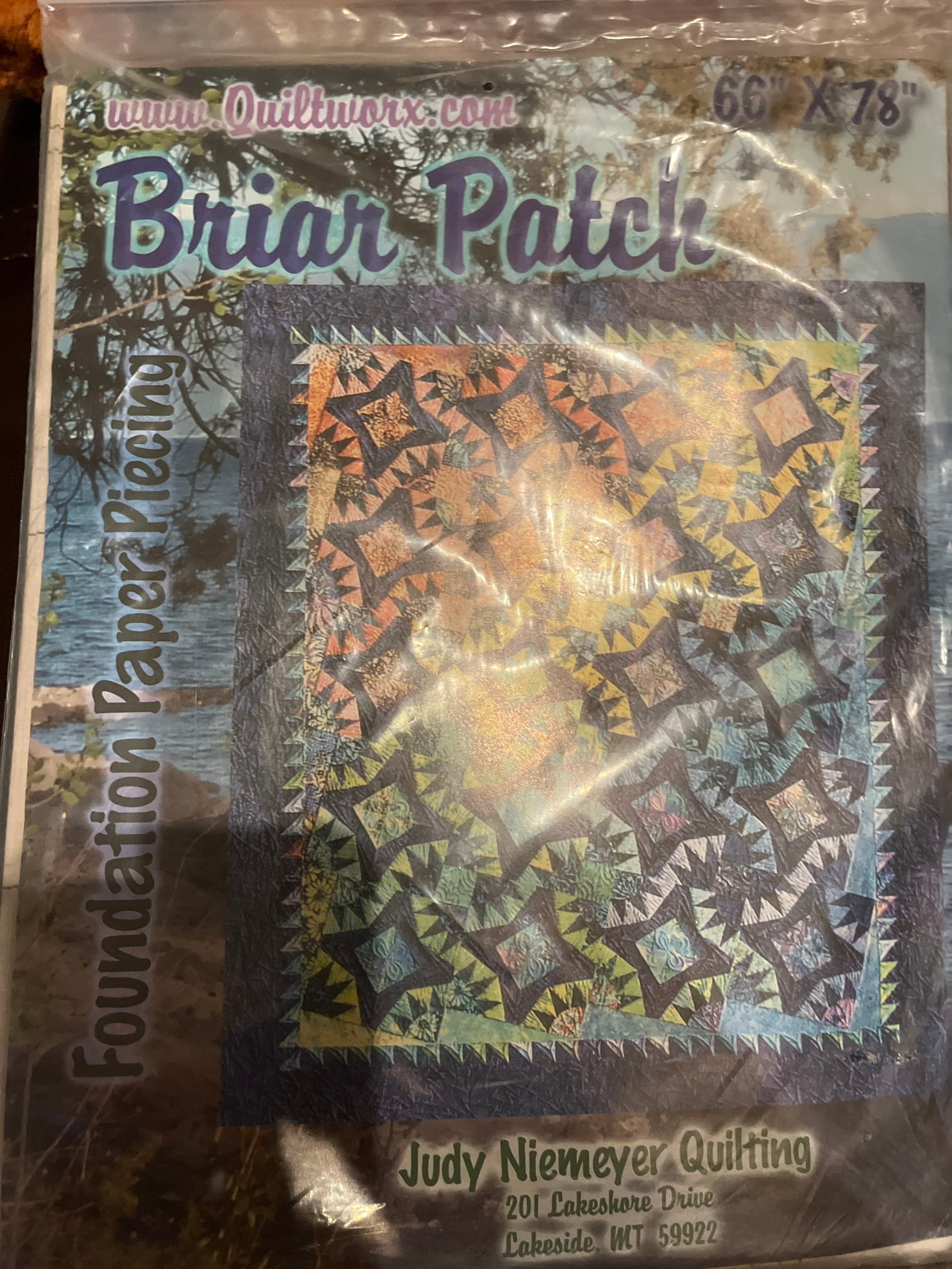Judy Niemeyer Briar Patch Quilt Pattern - Foundation Piecing by for ...