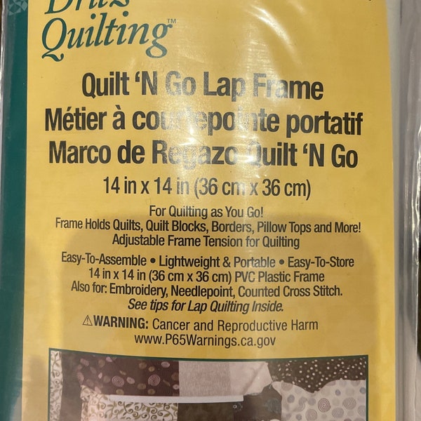 Dritz Quilting Quilt “N” Go Lap Frame