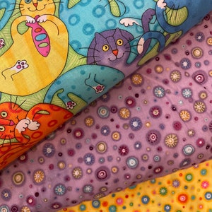 Happy Cats Fabric Collection by Erlanger Fabric Group.