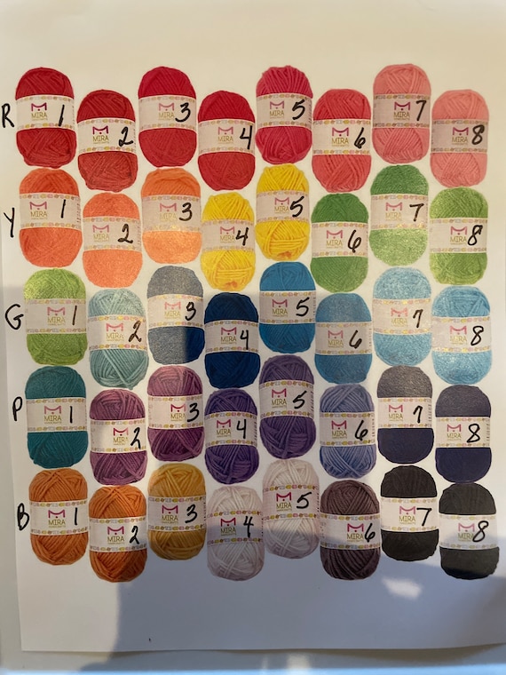 Mira Craft Yarn - Mini individual yarn skeins