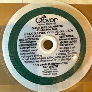 CLOVER Fusible Bias Tape - Etsy