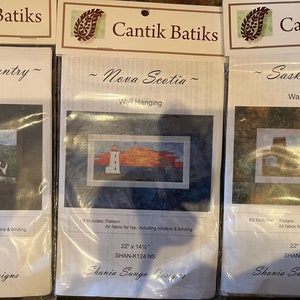 Cantik Batiks small quilt kits and Mystery Quilt kits