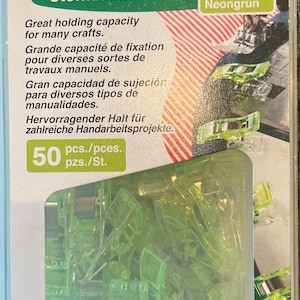 Fabric Clips for Quilting and Sewing