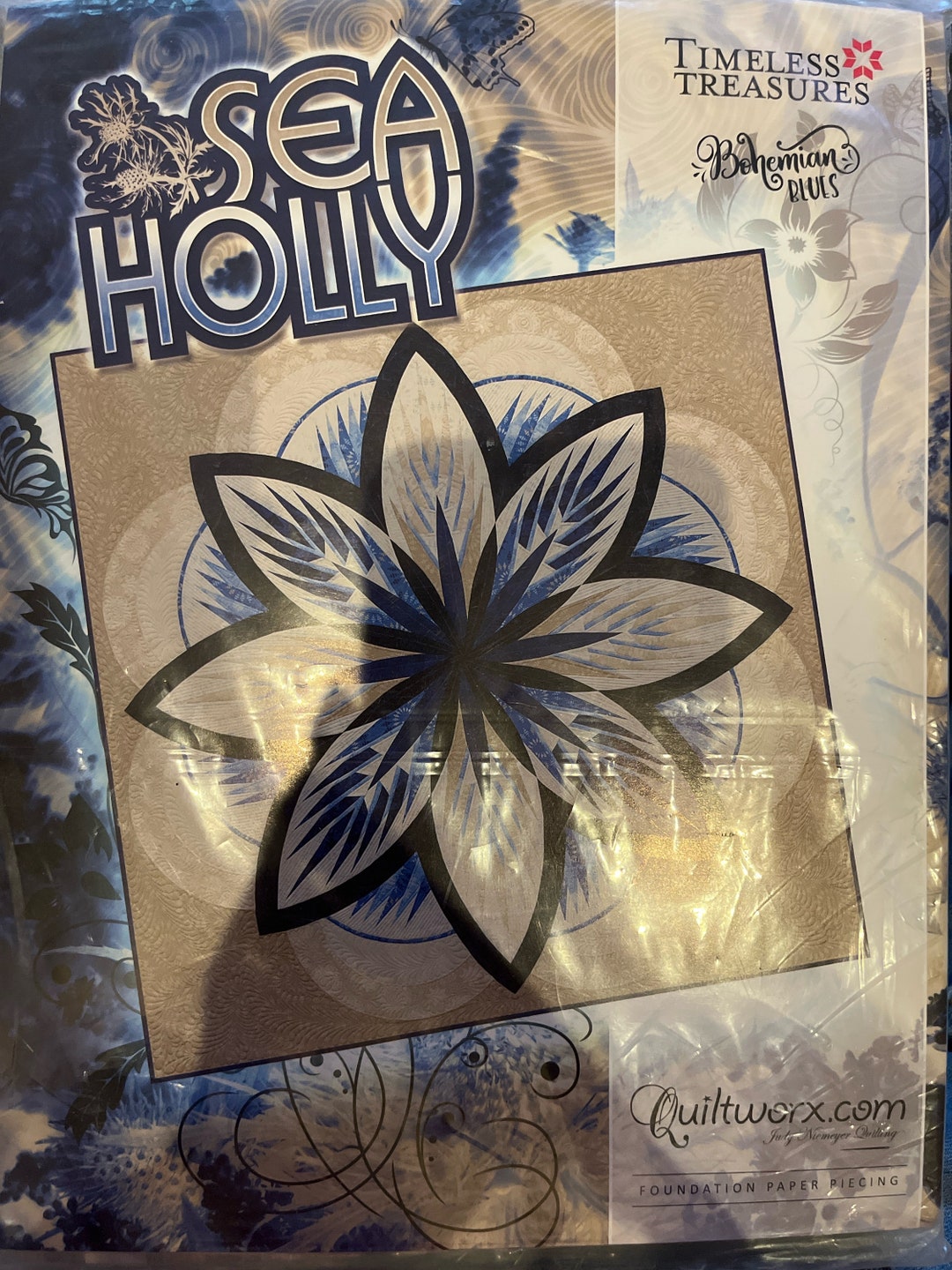 Pattern 7927 Sea Holly Quilt Pattern - Foundation Piecing by Judy Niemeyer for ...