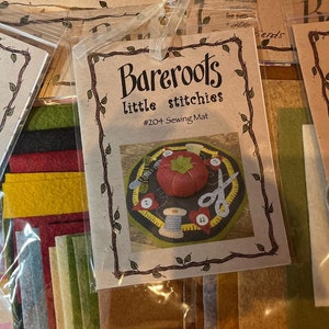 Bareroots Little Stitches felt project kits