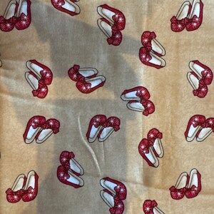 Wizard of Oz Fabric collection Ruby Red Slippers