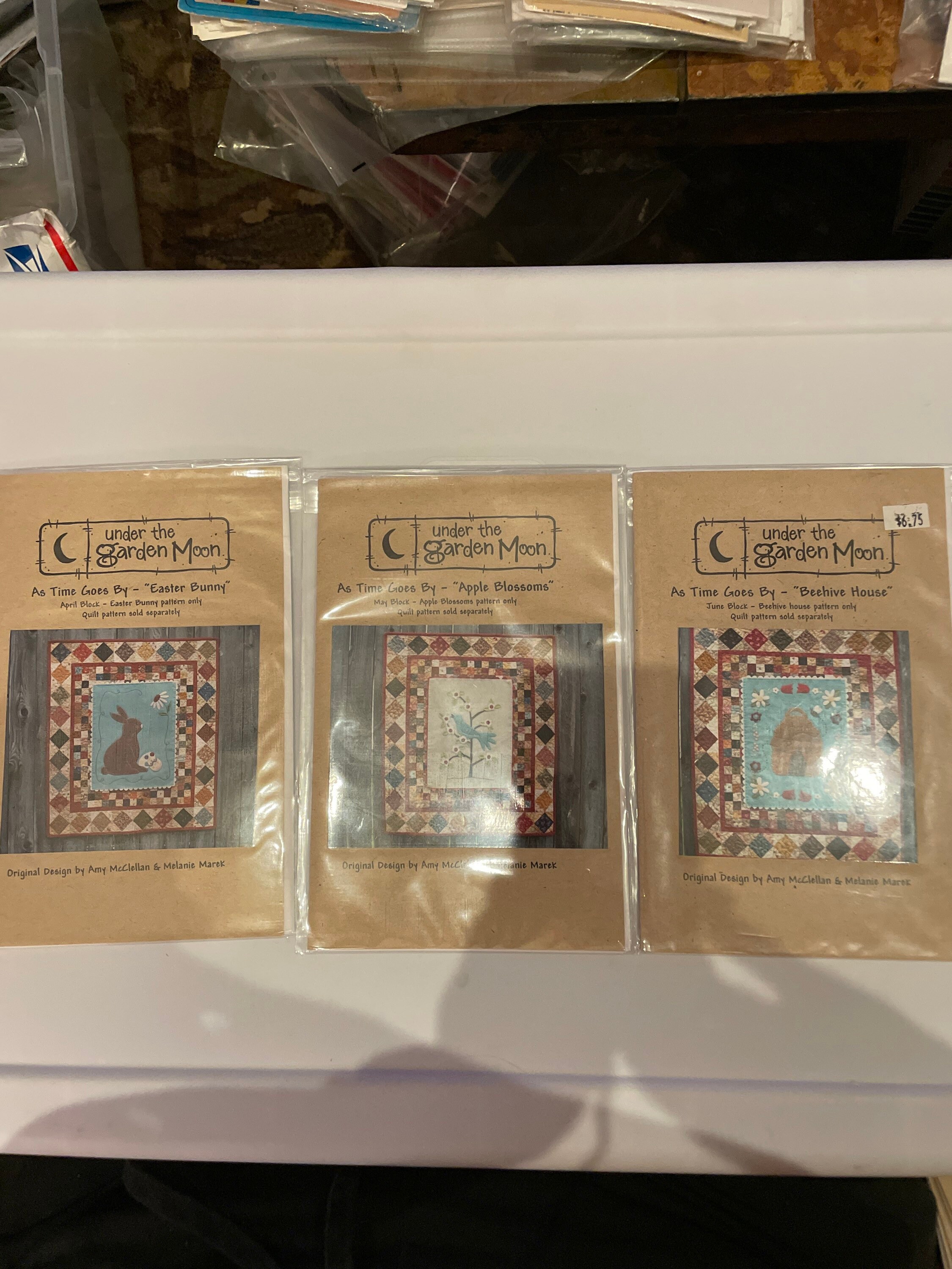 As Time Goes by by Under the Garden Moon Monthly Quilt Pattern - Etsy