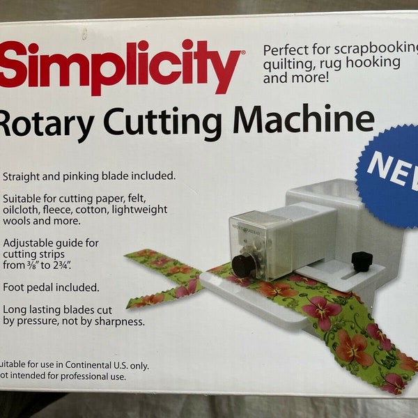 Simplicity Rotary Cutting Machine