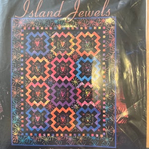 Judy Niemeyer “Island Jewels”, modello per trapunta con ritagli in carta Foundation