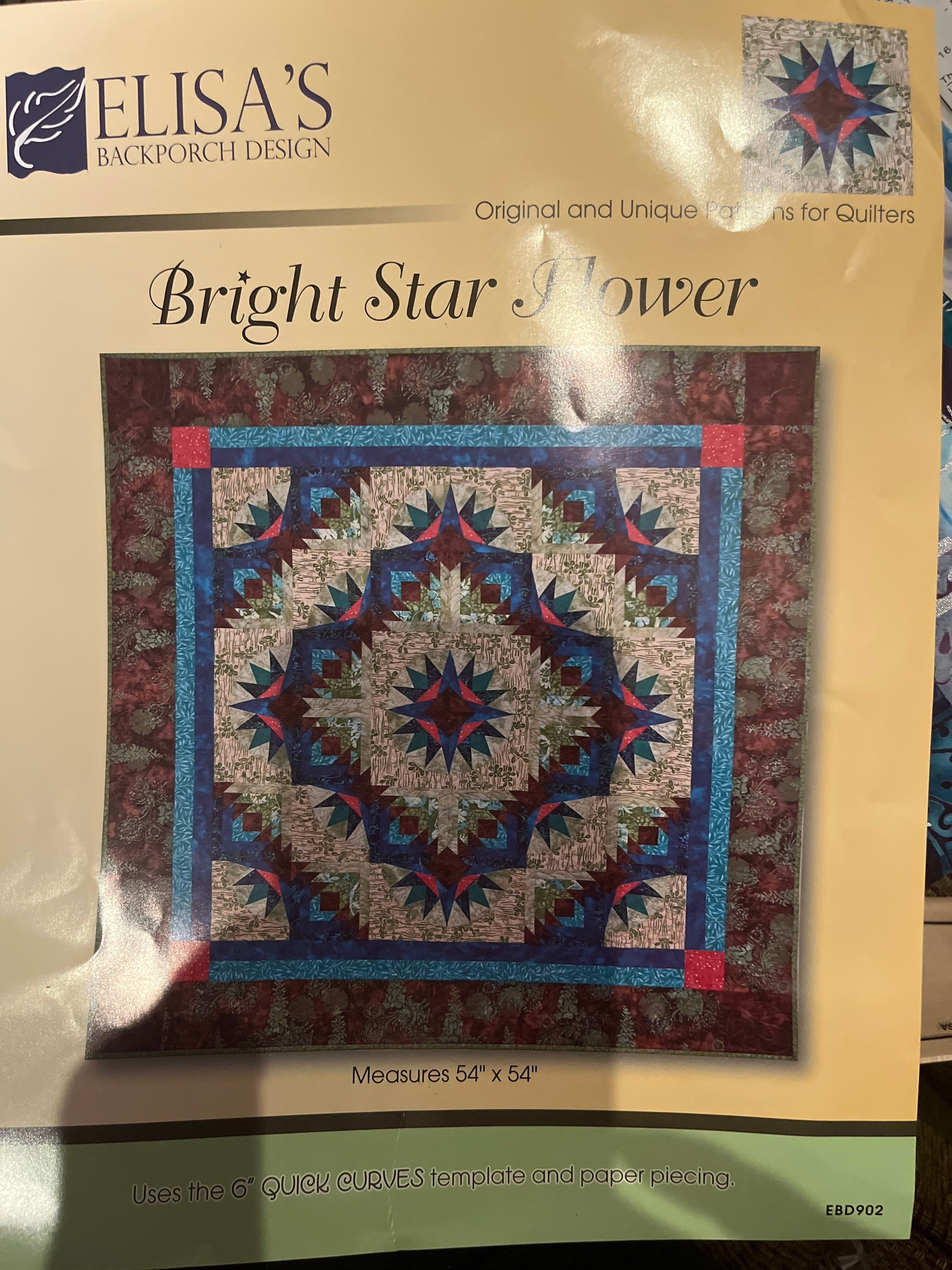 Drunkard's Path Table Runner Wth Elsa's Backporch Desgn Template