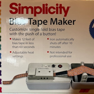 Does anyone have a simplicity bias tape maker? Is it worth it? : r/sewing