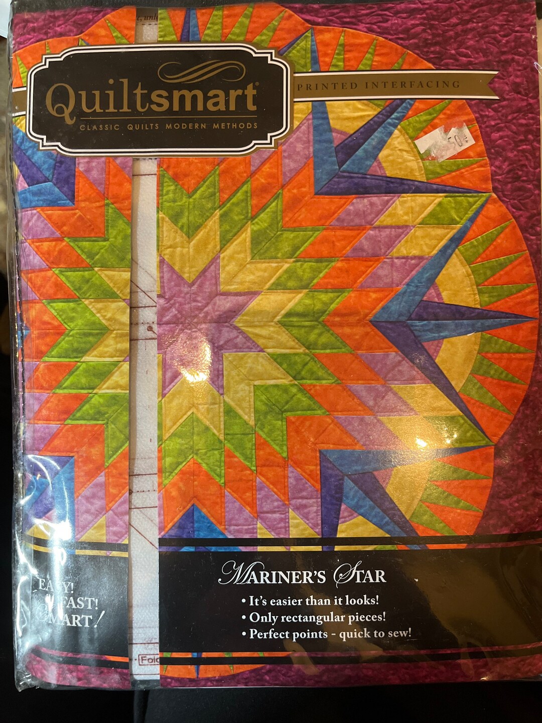 Mariners Star Quilt Pattern Foundation Paper Piecing by Quiltsmart Etsy