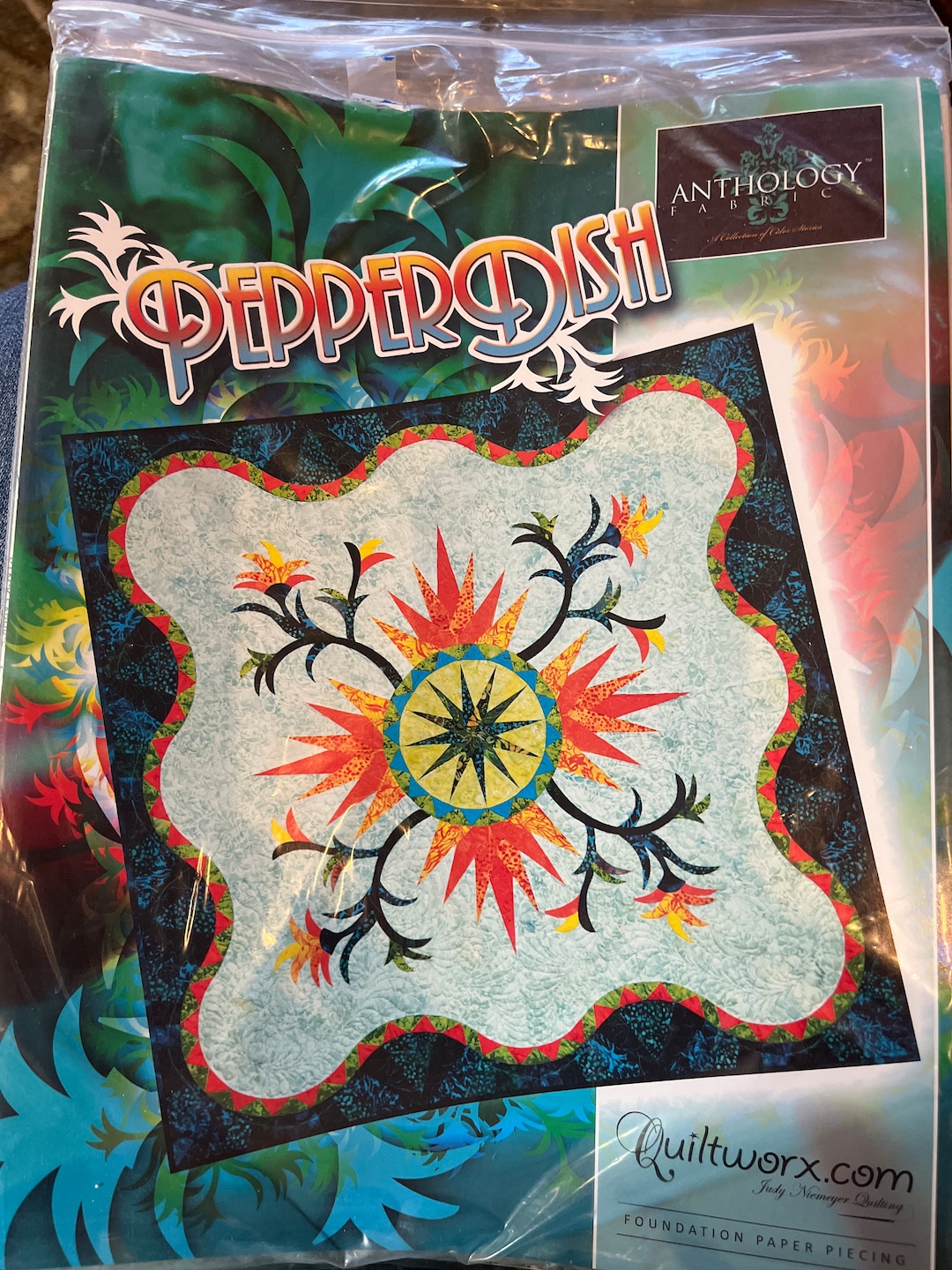 Judy Niemeyer Pepper Dish Quilt Pattern - Foundation Piecing for ...