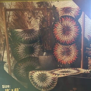 Judy Niemeyer Seasonal Table Runners  Foundation paper piecing quilt pattern by Quiltworx.