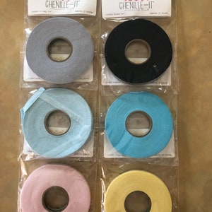 Chenille-It 20 yard Decorative sew on chenille trim  3/8ths