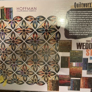 Judy Niemeyer BALI Wedding Star  2009,  for Quiltworx pattern - several options