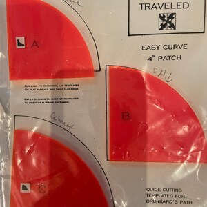 Curved Quilting Templates Etsy Curved Quilting Templates Etsy