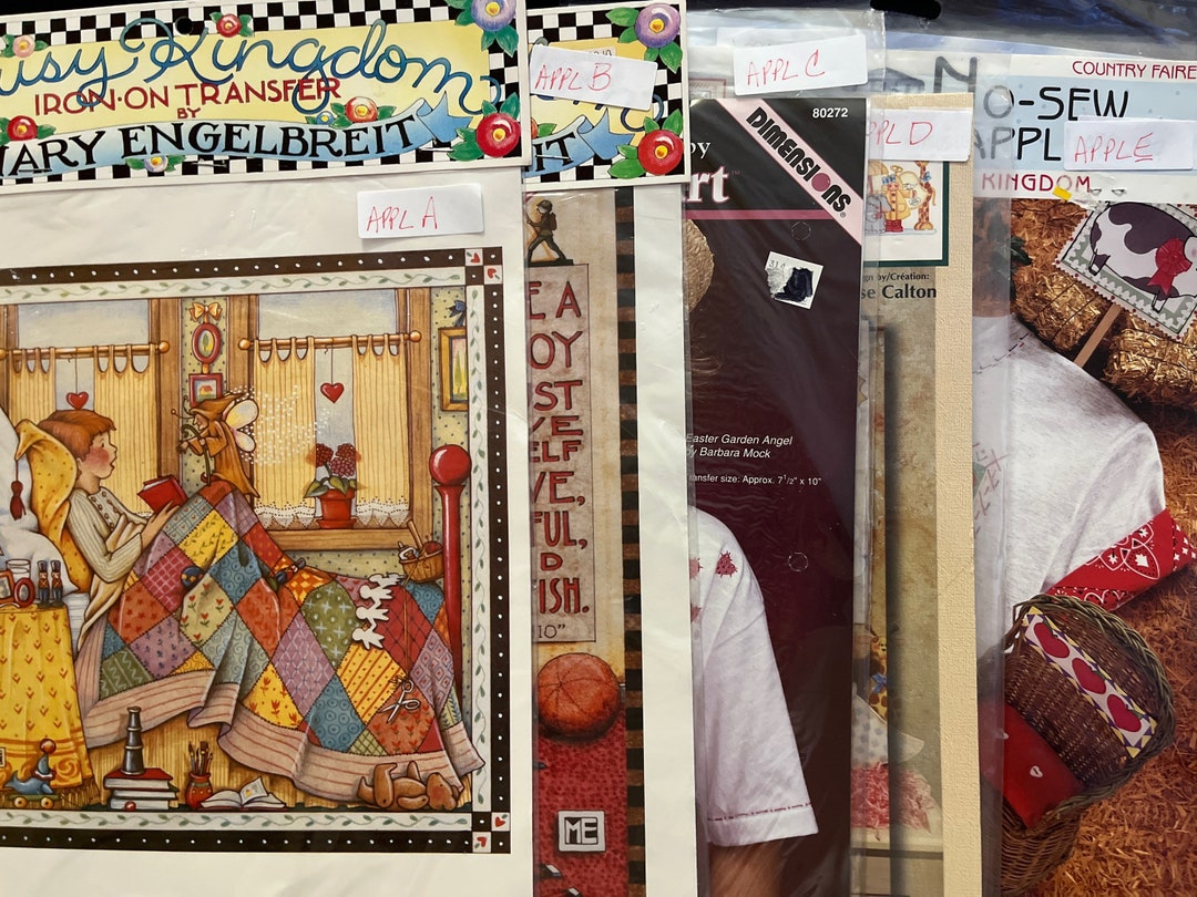 Vintage and Classic Iron on Transfers Etsy