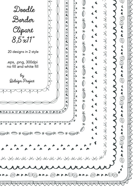 Featured image of post Rectangle Doodle Border Clipart