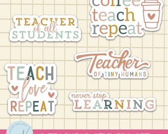 Teacher Stickers Bundle, Motivational Quotes, Classroom Decor (Digital Download)
