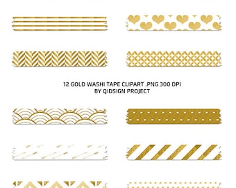 70s Haze Washi Tape - PNG Digital Stickers & Clipart