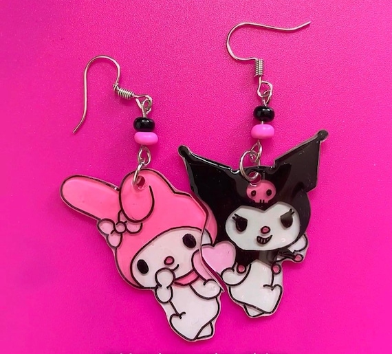 My Melody and Kuromi Earrings Etsy