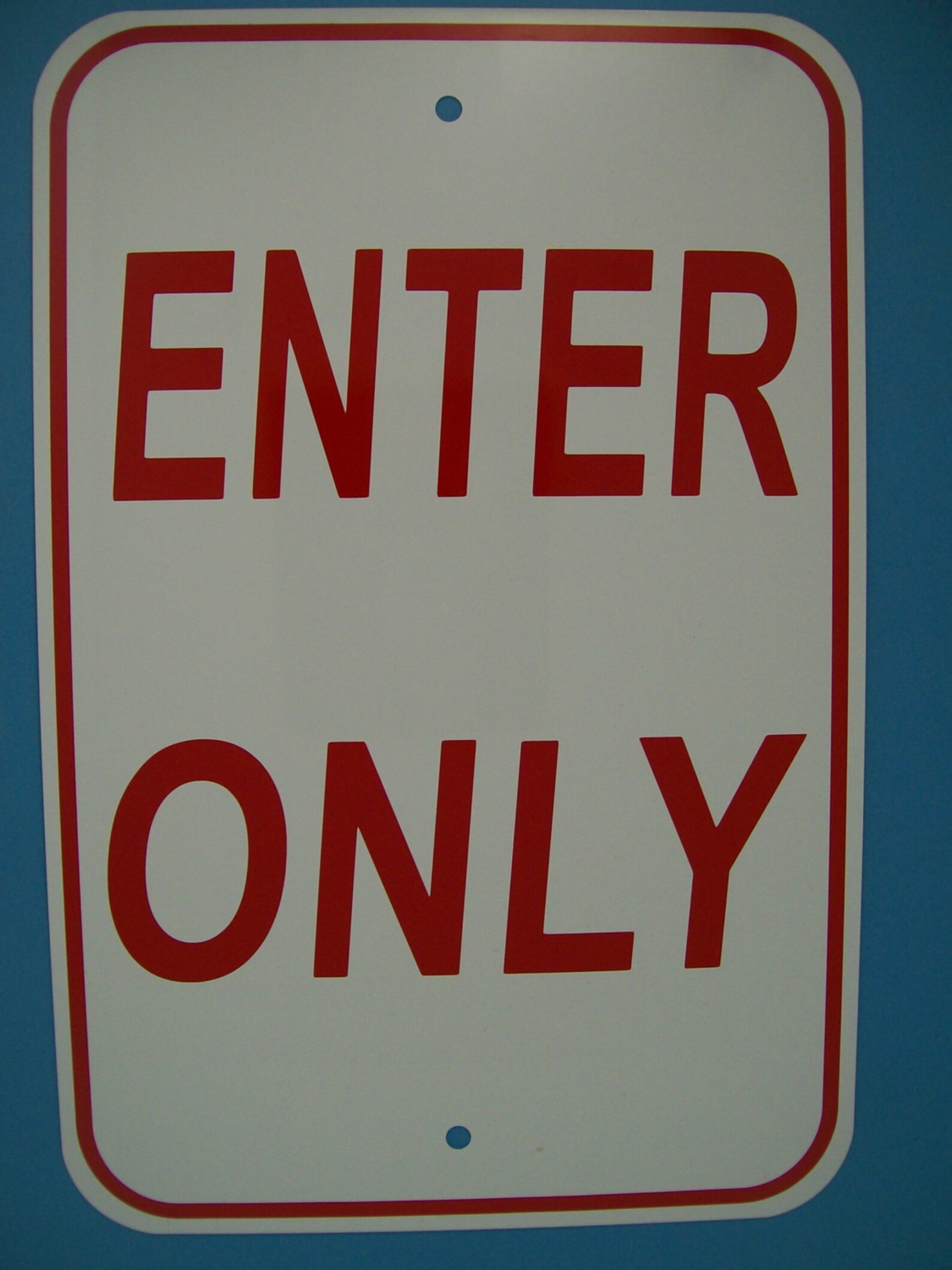 Enter Only Sign Enter Only Street Sign 12X18 Aluminum | Etsy