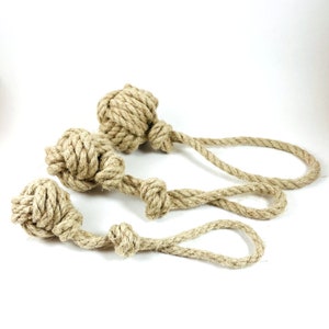 Organic Dog Rope Toy | Hemp Tug Toy for Dogs |