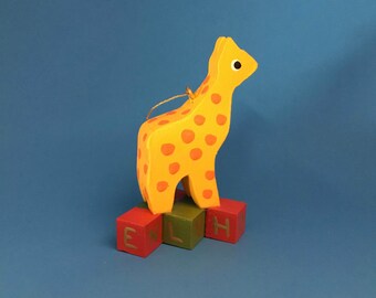 Toy Giraffe Christmas ornament