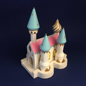 Fairy Tale Snow Castle: Set of 5 ornaments
