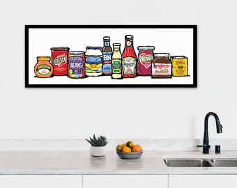 Brighton & Hove Big Kitchen Shelf - panoramic fine art print