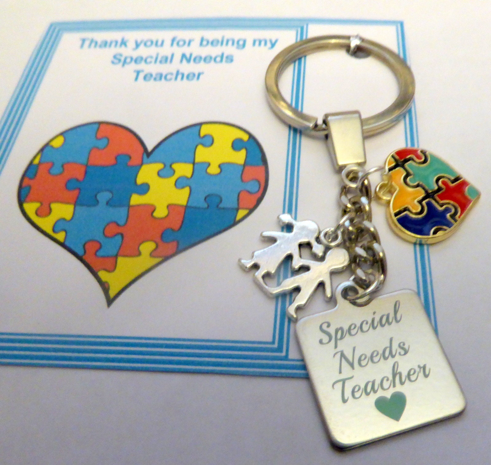 Thank You Gift for Special Needs Teacher or Assistant SEN Autism Key ...